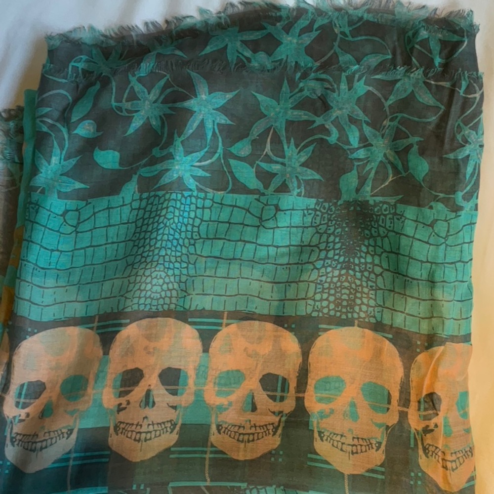 Zadig & Voltaire Scull Scarf NEW